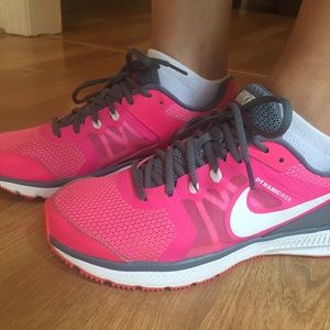 Pink Nike sneakers